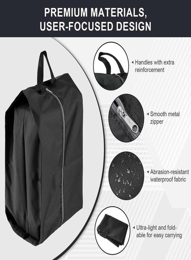 VUEKYN Shoe Bags for Travel, 4 Pack Extra Durable Travel Shoe Bags for Storage and Packing, Reusable Water-proof Shoe Bag with Smooth Zipper, Portable Travel Essentials - Image 3